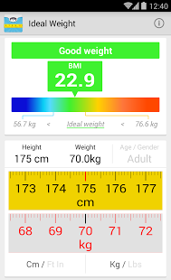 Download Ideal Weight, BMI Calculator